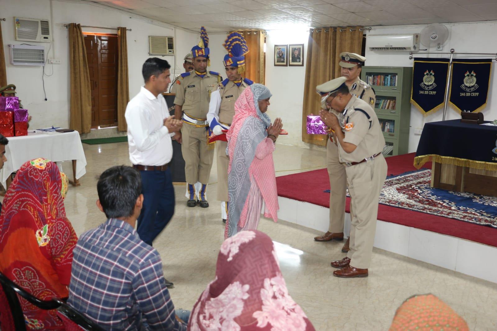   राजस्थान सेक्टर मुख्यालय सीआरपीएफ में शौर्य दिवस मनाया गया